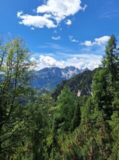Foto von Dagmar Hofer entlang der Tour