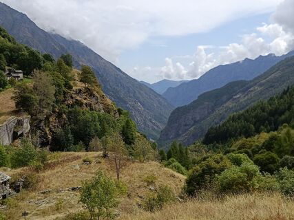 Foto de Maurizio Dell'acqua a lo largo del recorrido