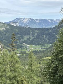 Foto von Silvia Huber entlang der Tour