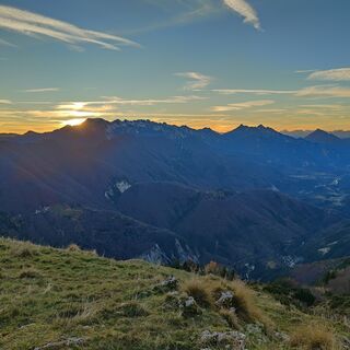 Sonnenuntergang von der Casera