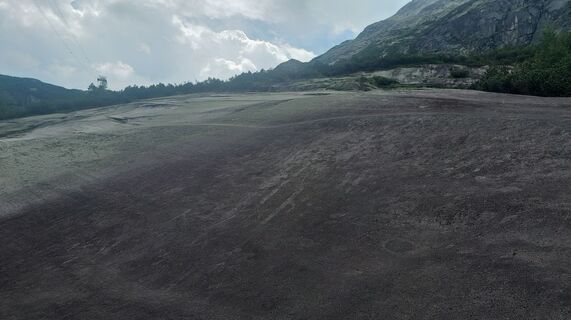 Foto von Sergio Fontana entlang der Tour