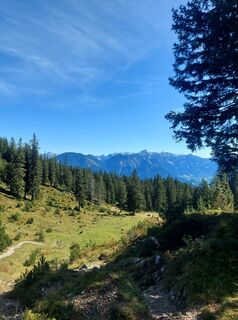Foto von Nathalie Hofer entlang der Tour