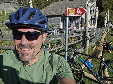 Foto von Jörg Przybyla entlang der Tour