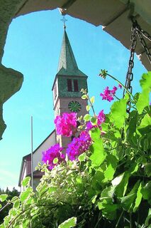 Blick auf die Kirche