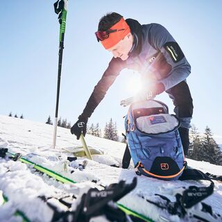 Skitouren Rast am Gipfel