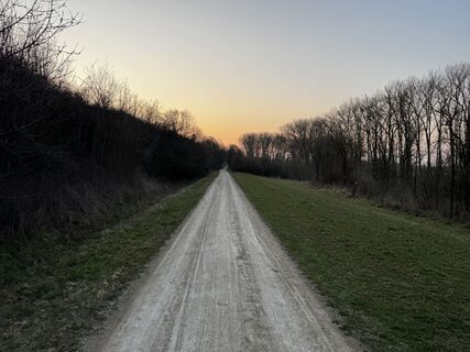 Donauwörth Gehen am morgen bei Sonnenaufgang