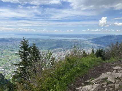 Photo de Lukas Mathis le long du parcours
