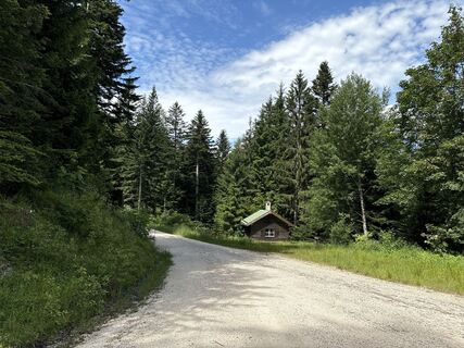 Foto von Heinz Sperl entlang der Tour