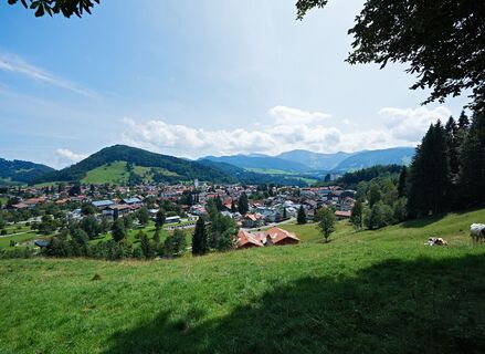 Blick auf Oberstaufen