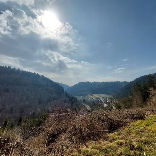 Ausblick vom Rudersberg ins Nagoldtal