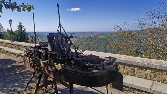 Foto von Štefan Jenko entlang der Tour