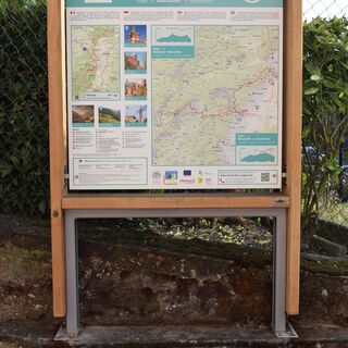Informationsschilder Querung des Vogesenmassivs - Ribeauvillé