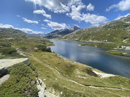 Photo de Marilena Locatelli le long du parcours