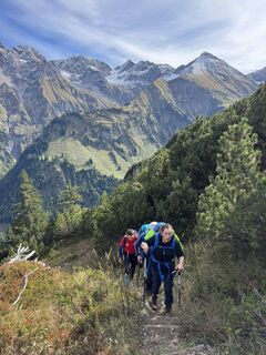 Photo de Elena Friesen le long du parcours