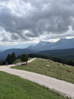 Foto von Heinz Sperl entlang der Tour