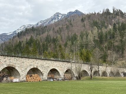 Foto von Silvia Huber entlang der Tour