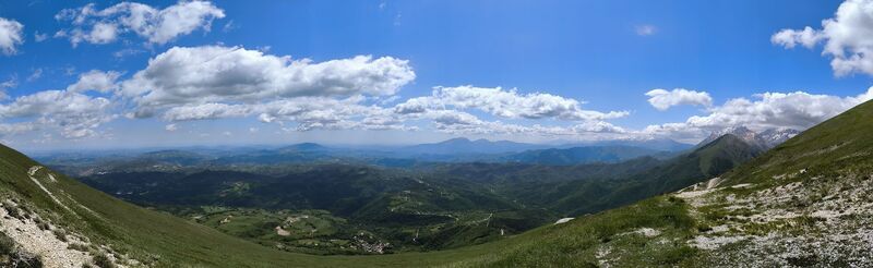 Foto de Mirco moretti a lo largo del recorrido