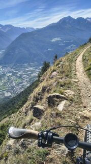 Foto von Freebiker entlang der Tour