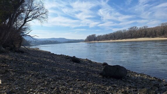 Foto von Regina Fleischmann entlang der Tour