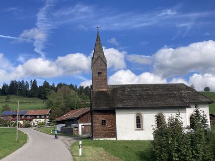Photo de Helmut Scheurer le long du parcours