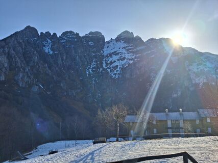 Foto de Marco Pezzuolo a lo largo del recorrido