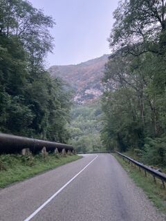 Photo de Christoph&Vera le long du parcours