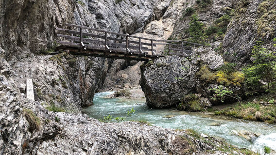 Unterwegs in der Gleirschklamm