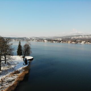 Velden im Winter