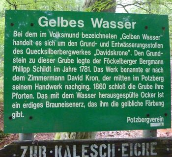 Gelbes Wasser