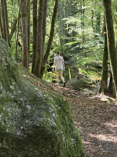 Photo de Hermann Gössler le long du parcours