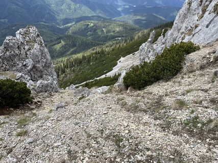 Photo de Andreas Hanzalek le long du parcours