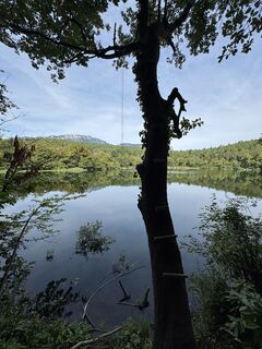 Foto von Simon Porter entlang der Tour