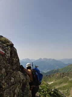 Foto von Chris Stoxreiter entlang der Tour
