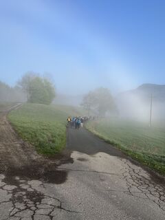 Foto von Bernhard Koller entlang der Tour