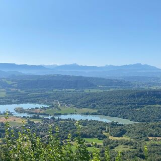 Blick von der Croix Saint Clair in Izieu