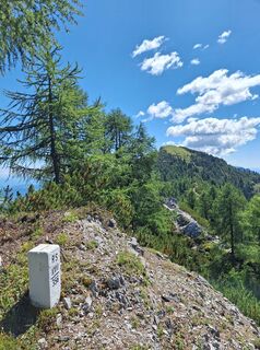 Foto von Dagmar Hofer entlang der Tour