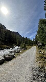 Foto von Rolf Limacher entlang der Tour