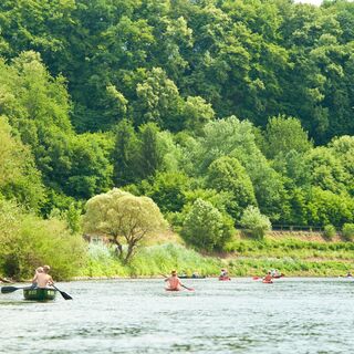 Kanufahren auf der Lahn bei Fürfurt
