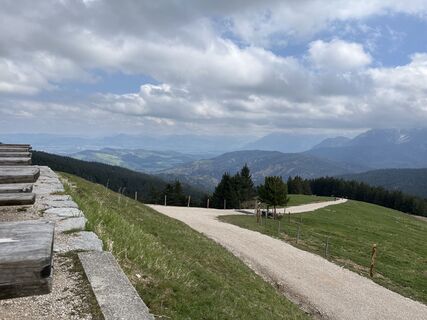 Foto von Heinz Sperl entlang der Tour