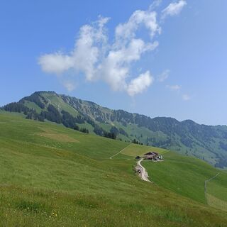 Ächerlipass mit Blick auf das Stanserhorn.