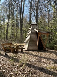 Photo de Lothar le long du parcours