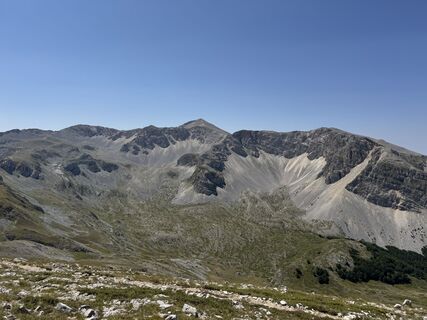 Photo de Matteo Baiocco le long du parcours