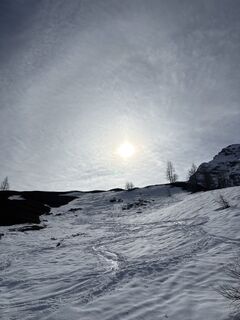 Foto von Heinz Sperl entlang der Tour