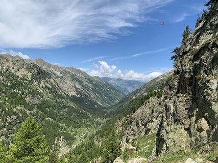 Photo de Toni Lerda le long du parcours