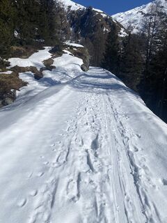 Fotografia z Bruno Zahno na trase