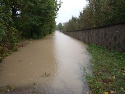 Fotografia z bremsrad na trase
