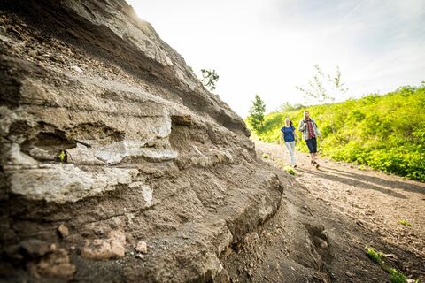 Wanderung Vulkan-Pfad: Vulkangestein am Steffelnkopf