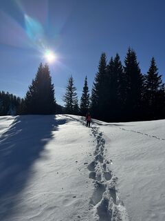 Foto de Fabio Infanti a lo largo del recorrido