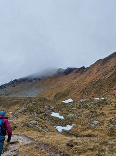 Photo de Isabella Schwaiger-Moser le long du parcours