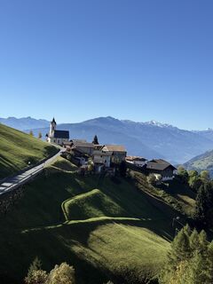 Photo de Marianne Grobner le long du parcours
